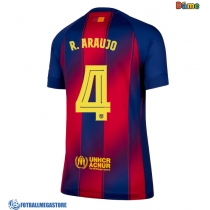 Fotballdrakt Dame Barcelona Ronald Araujo #4 Hjemmedrakt 2025-26 Kortermet